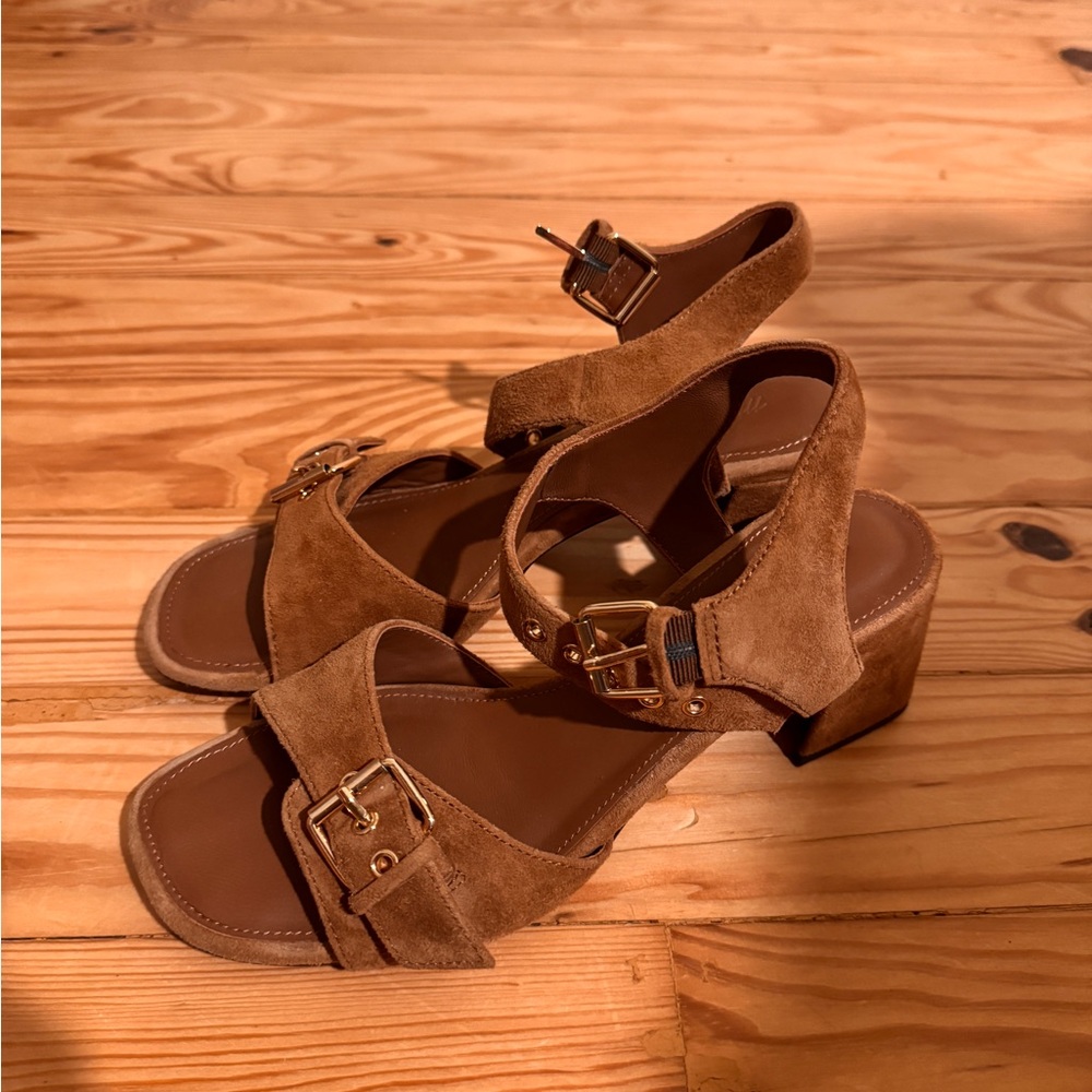 Madewell Brown Suede Women's Sandals 7.5